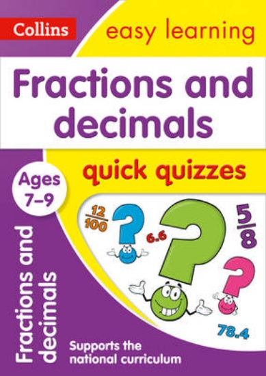 Picture of Fractions &amp; Decimals Quick Quizzes Ages 7-9