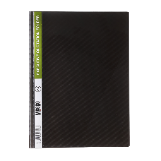 Picture of Executive Quotation Folders PVC: Black