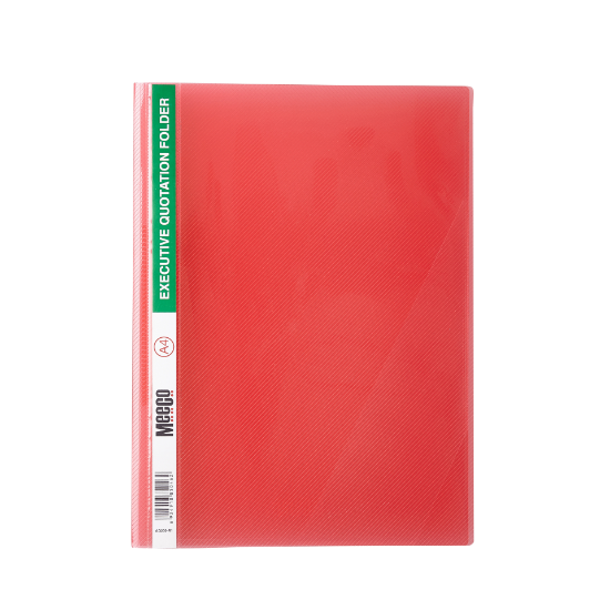 Picture of Executive Quotation Folders PVC: Red