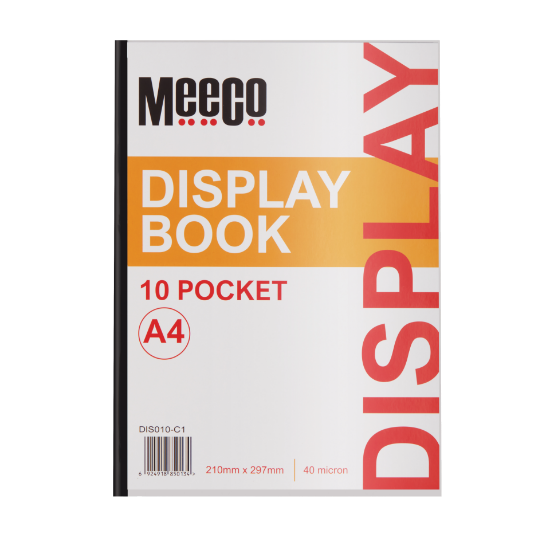 Picture of Meeco A4 Economy Display Book 10 Pockets Clear