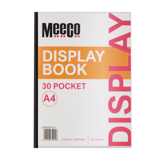 Picture of Meeco A4 Economy Display Book 30 Pockets Clear