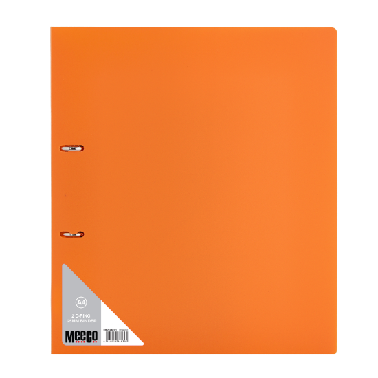 Picture of Meeco A4 25MM 2 DRing Binder Orange