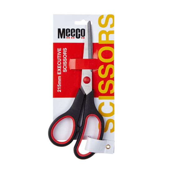Picture of Meeco Executive Scissors Black and Red Handle 215m