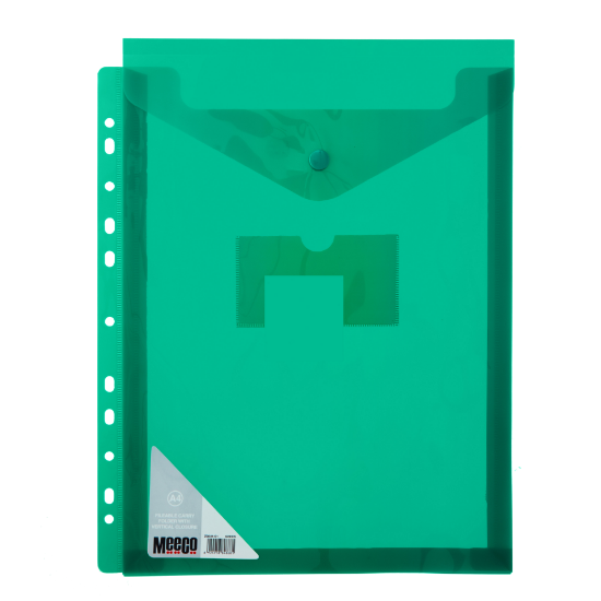 Picture of Meeco A4 Fileable Carry Folder with Vertical closu