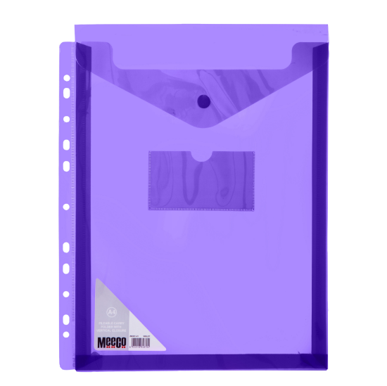 Picture of Meeco A4 Fileable Carry Folder with Vertical closu