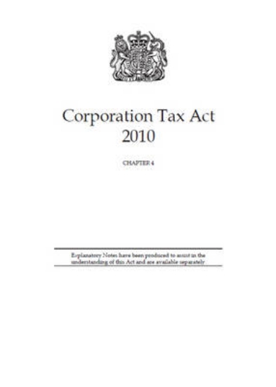 Picture of Corporation Tax Act 2010