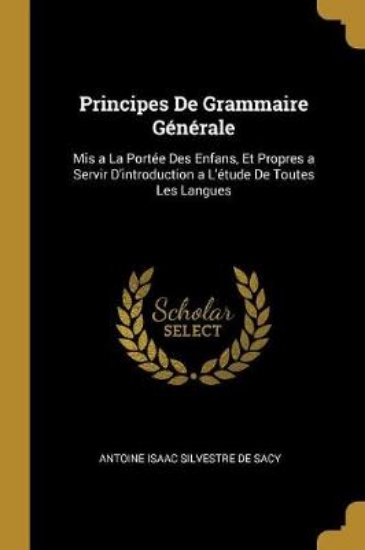 Picture of Principes de Grammaire Generale
