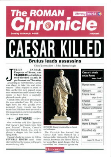 Picture of Literacy World Stage 2 Non-Fiction : The Roman Chr