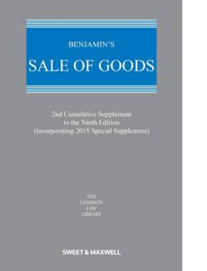 Picture of Benjamin's Sale of Goods 2nd Supplement
