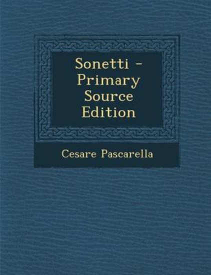 Picture of Sonetti - Primary Source Edition