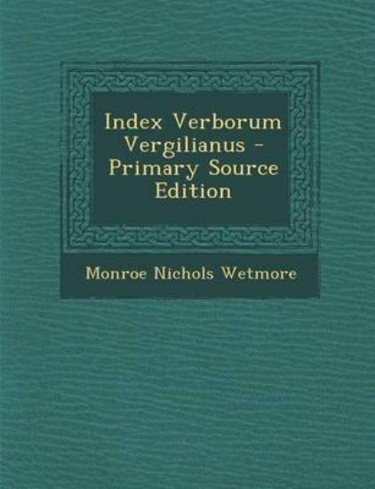 Picture of Index Verborum Vergilianus