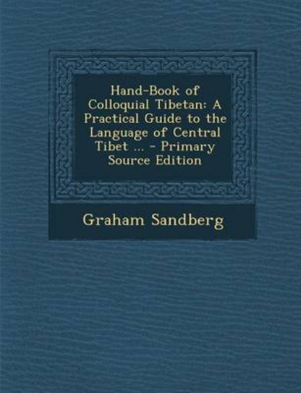 Picture of Hand-Book of Colloquial Tibetan
