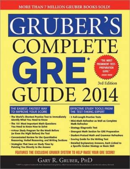 Picture of Gruber's Complete GRE Guide 2014