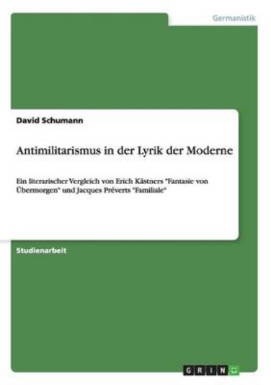 Picture of Antimilitarismus in der Lyrik der Moderne