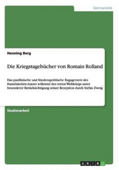 Picture of Die Kriegstagebucher von Romain Rolland