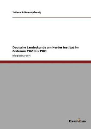 Picture of Deutsche Landeskunde am Herder Institut im Zeitrau