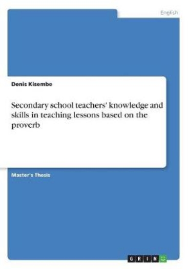 Picture of Secondary school teachers' knowledge and skills in