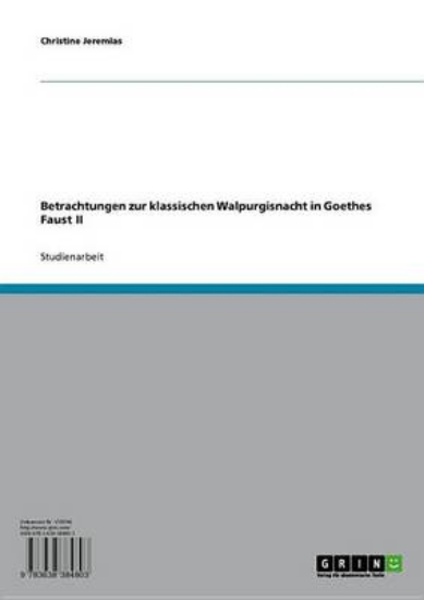 Picture of Betrachtungen Zur Klassischen Walpurgisnacht in Go