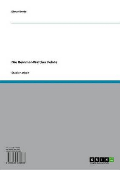 Picture of Die Reinmar-Walther Fehde