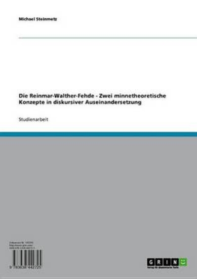 Picture of Die Reinmar-Walther-Fehde