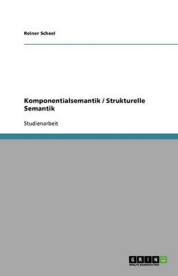 Picture of Komponentialsemantik / Strukturelle Semantik