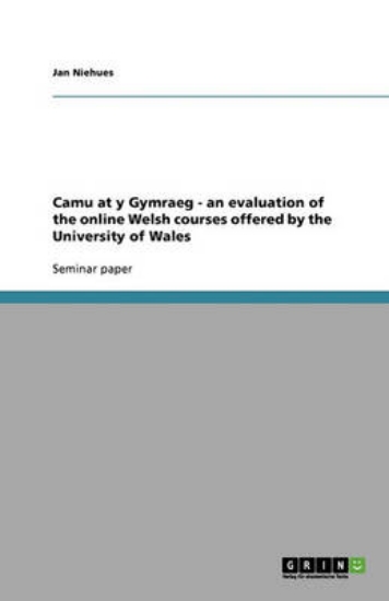 Picture of Camu at y Gymraeg - an evaluation of the online We