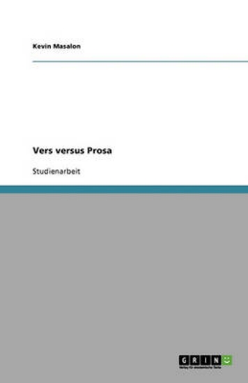 Picture of Vers versus Prosa