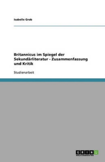 Picture of Britannicus im Spiegel der Sekundarliteratur - Zus