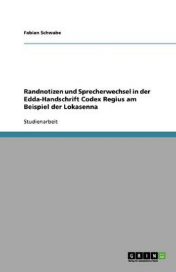 Picture of Randnotizen und Sprecherwechsel in der Edda-Handsc