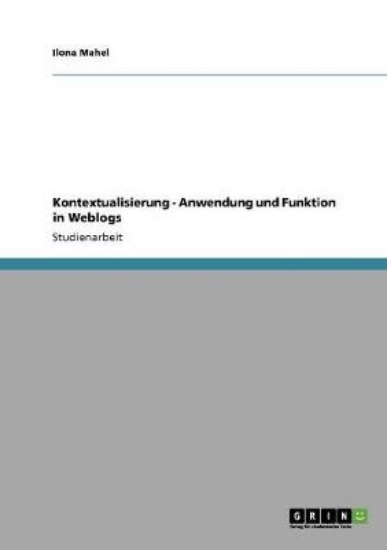 Picture of Kontextualisierung - Anwendung und Funktion in Web