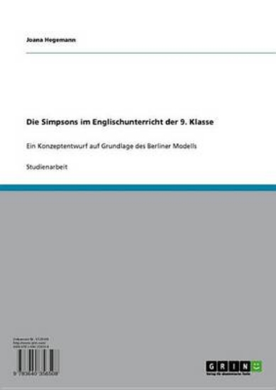 Picture of Die Simpsons Im Englischunterricht Der 9. Klasse