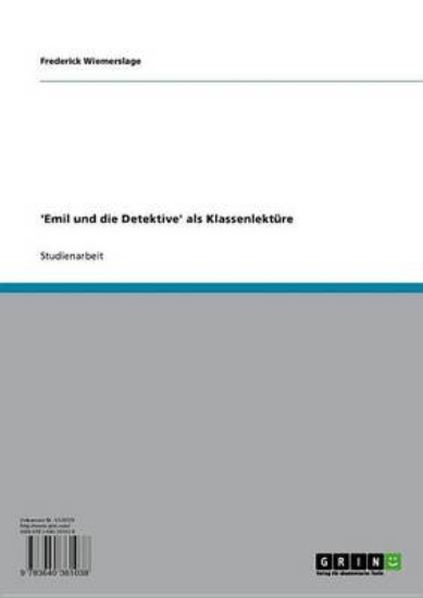 Picture of 'Emil Und Die Detektive' ALS Klassenlekture