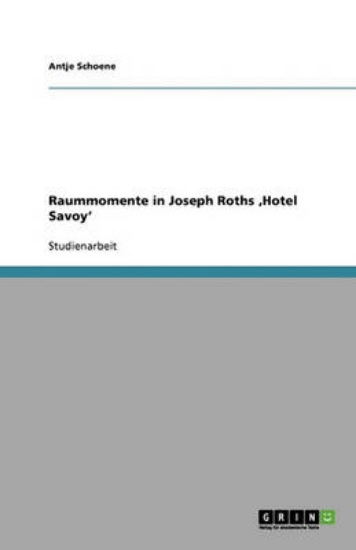 Picture of Raummomente in Joseph Roths 'Hotel Savoy'
