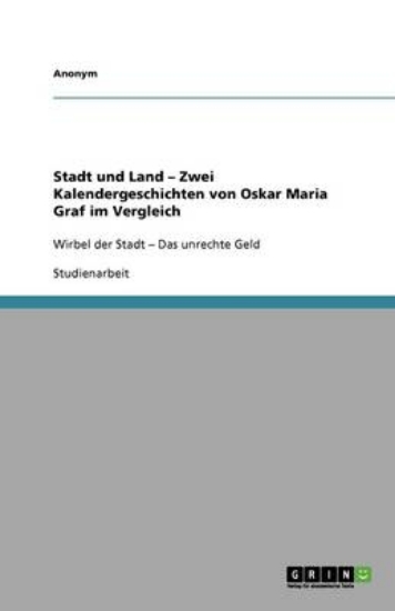 Picture of Stadt Und Land - Zwei Kalendergeschichten Von Oska