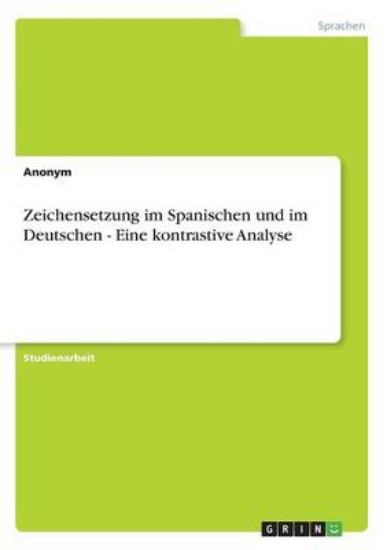Picture of Zeichensetzung Im Spanischen Und Im Deutschen - Ei