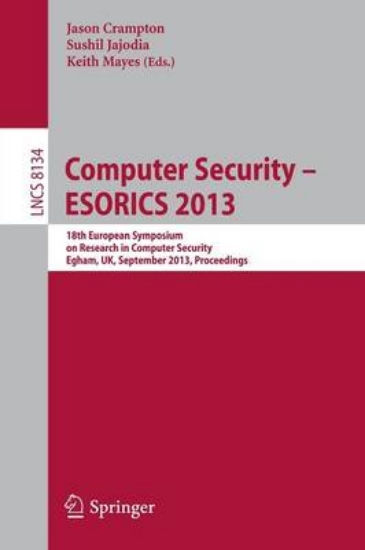 Picture of Computer Security -- ESORICS 2013