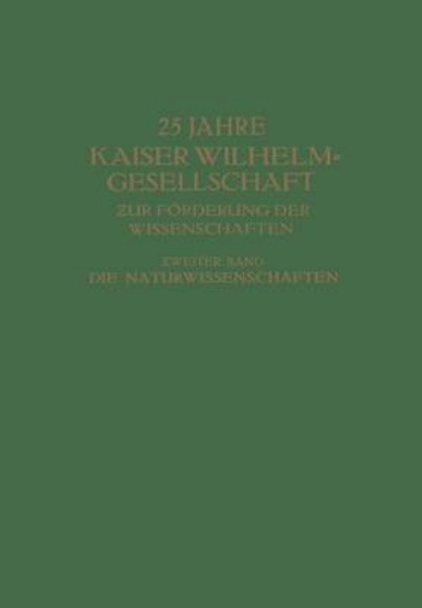 Picture of 25 Jahre Kaiser Wilhelm-Gesellschaft zur Foerderun
