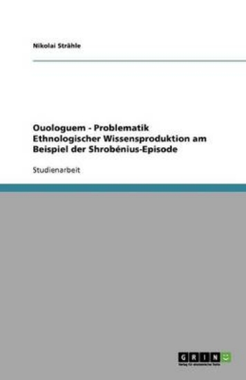 Picture of Ouologuem - Problematik Ethnologischer Wissensprod