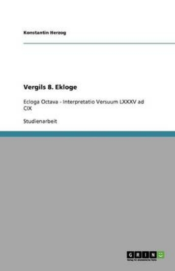 Picture of Vergils 8. Ekloge