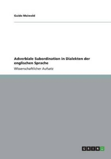 Picture of Adverbiale Subordination in Dialekten der englisch