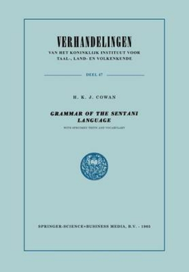 Picture of Grammar of the Sentani Language