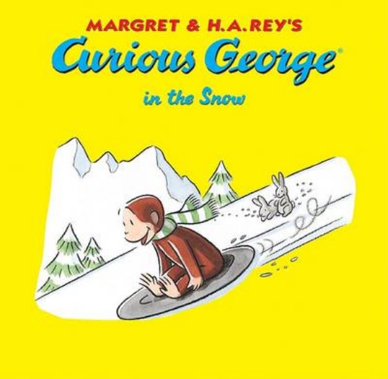 Picture of Curious George in the Snow