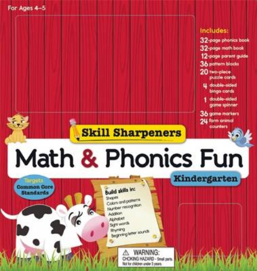 Picture of Skill Sharpeners Math and Phonics Fun: Kindergarte