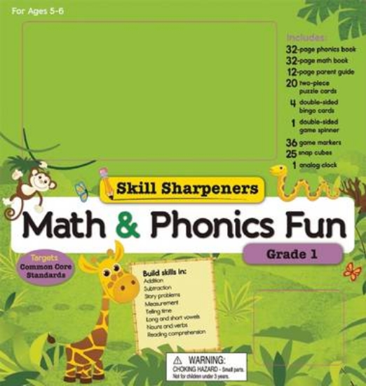 Picture of Skill Sharpeners Math and Phonics Fun: Grade 1