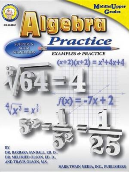 Picture of Algebra Practice Book, Grades 7 - 8