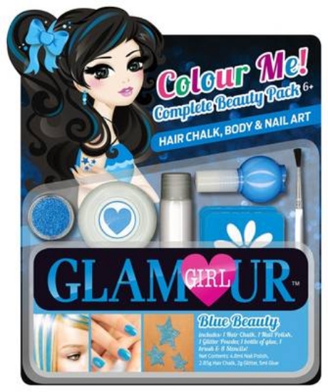 Picture of Glamour Girl Colour Me Up: Complete Pack Blue