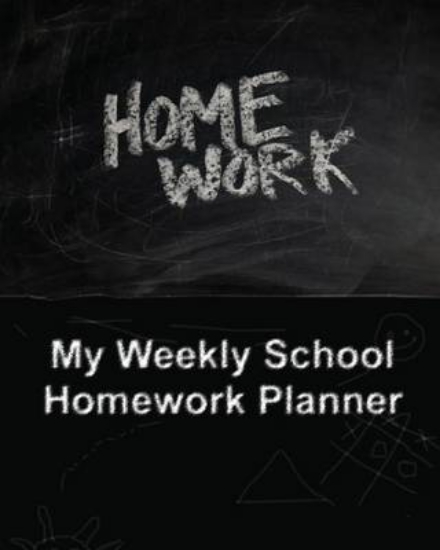 Picture of My Weekly School Homework Planner