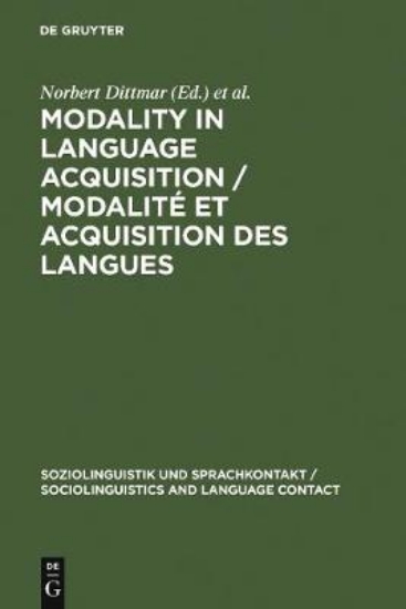 Picture of Modality in Language Acquisition / Modalite et acq