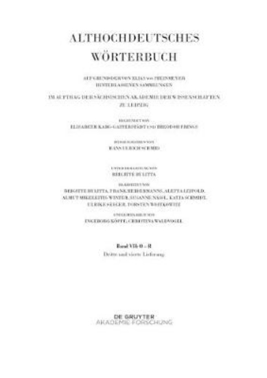 Picture of Band VII: O - R. 3. Und 4. Lieferung (Ouga Bis Pla