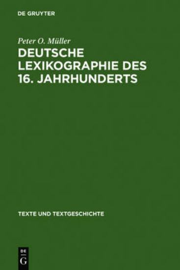 Picture of Deutsche Lexikographie des 16. Jahrhunderts